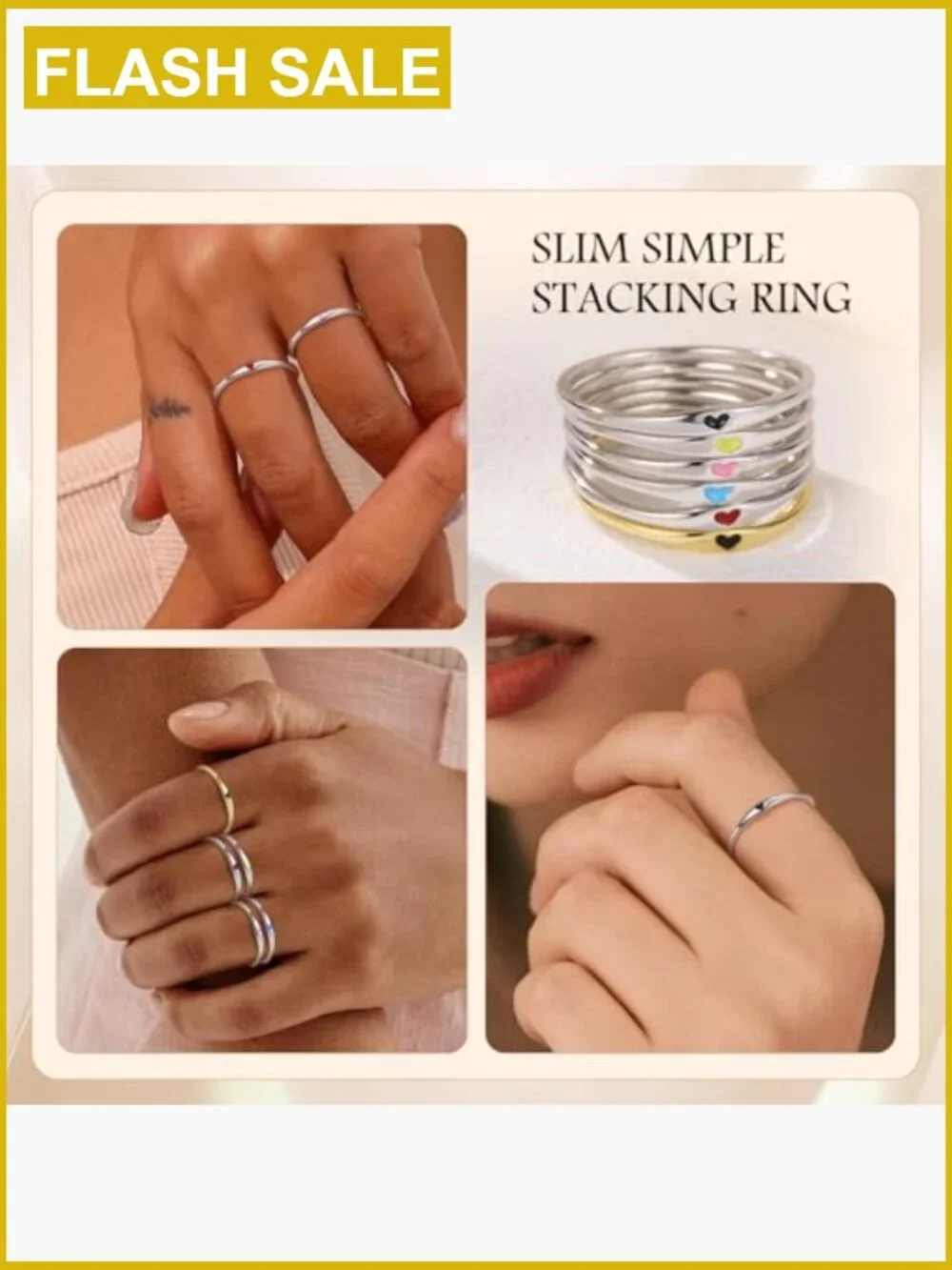 Sterling Silver Heart Ring, Ultra Thin Wedding Band, Hypoallergenic Stackable
